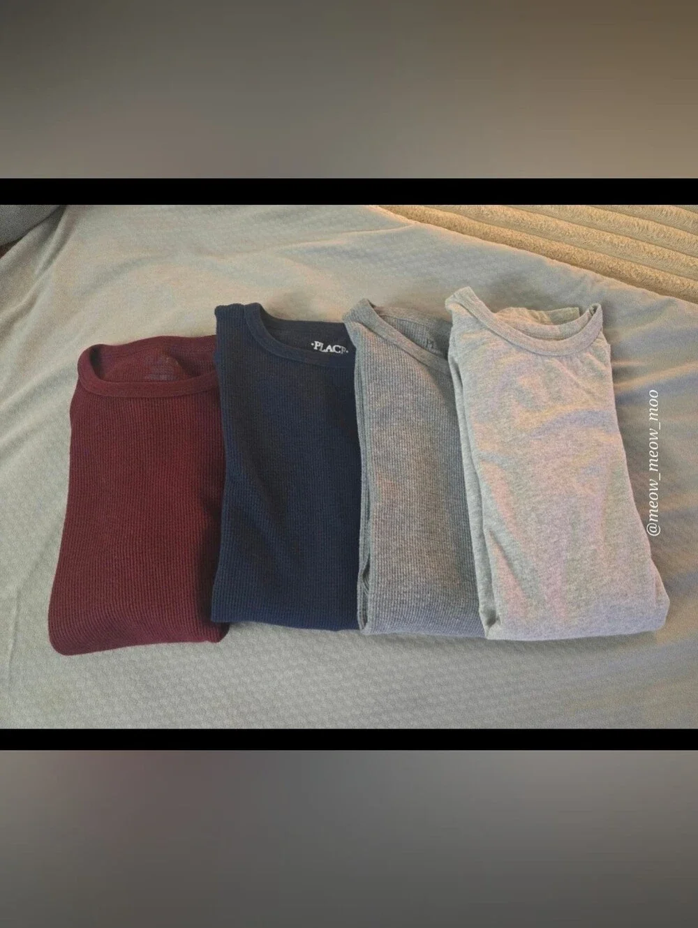 4pc The Children's Place Boys XXL 16 Long Sleeve Shirts Ribbed Smooth Lot
